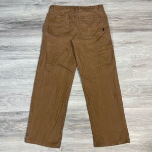 Realtree Men's brown carpenter Cargo Pants stretch waist sz 30x30